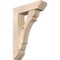 Ekena Millwork Olympic Slat Smooth Bracket w/ Offset Brace, Douglas Fir, 7 1/2"W x 28"D x 40"H BKT0806X28X40OLY06SDF - alternate 1